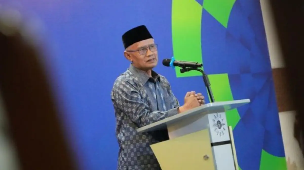 Ketua Umum Pimpinan Pusat Muhammadiyah Haedar Nashir. Foto: ANTARA/HO-PP Muhammadiyah.