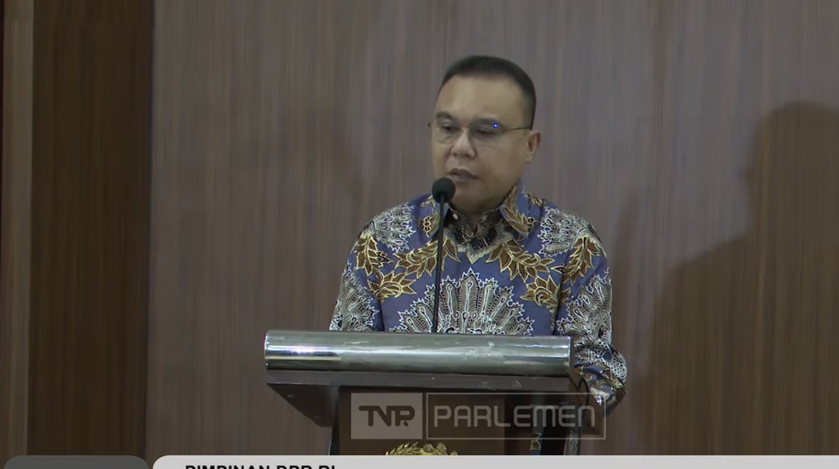 Foto: Wakil Ketua Dewan Perwakilan Rakyat Sufmi Dasco Ahmad. (Tangkapan layar YouTube DPR RI)