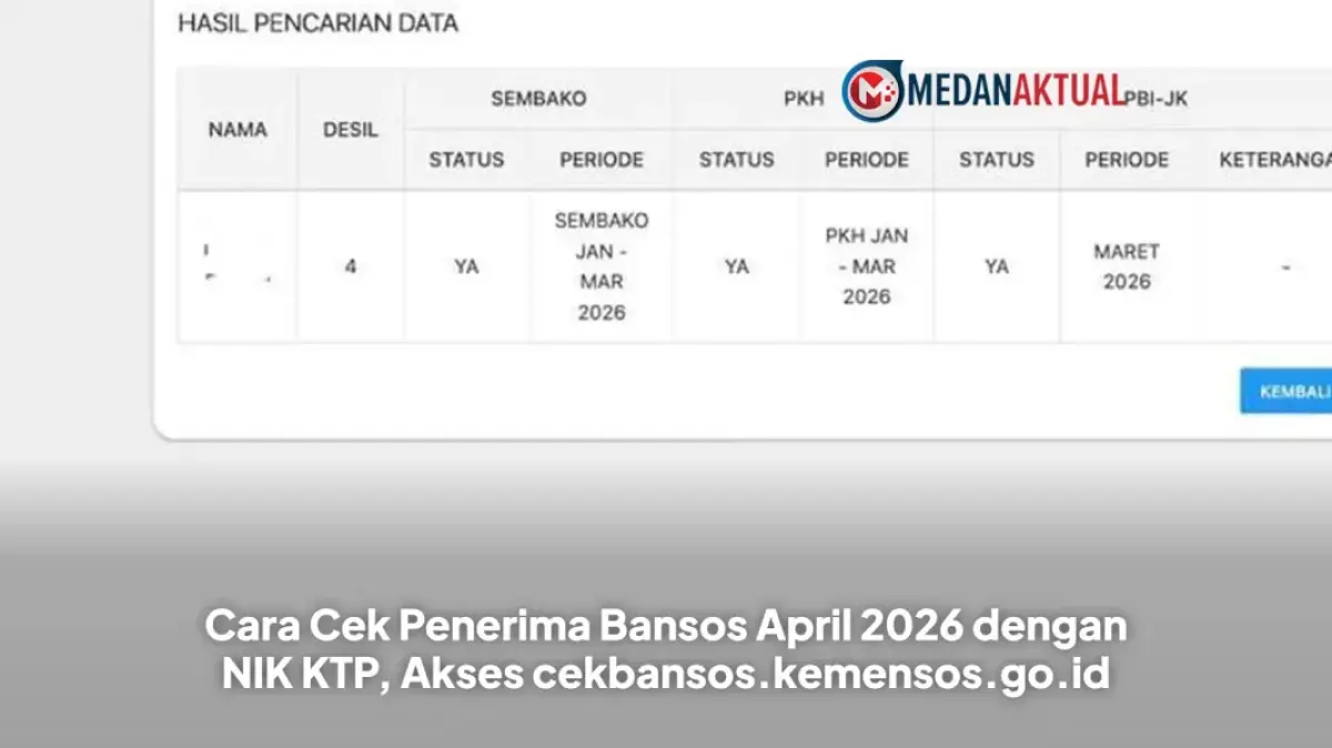 Pastikan Cairan Bansos April 2026 Tepat Sasaran, Ini Panduan Lengkap Cek Penerima via NIK KTP