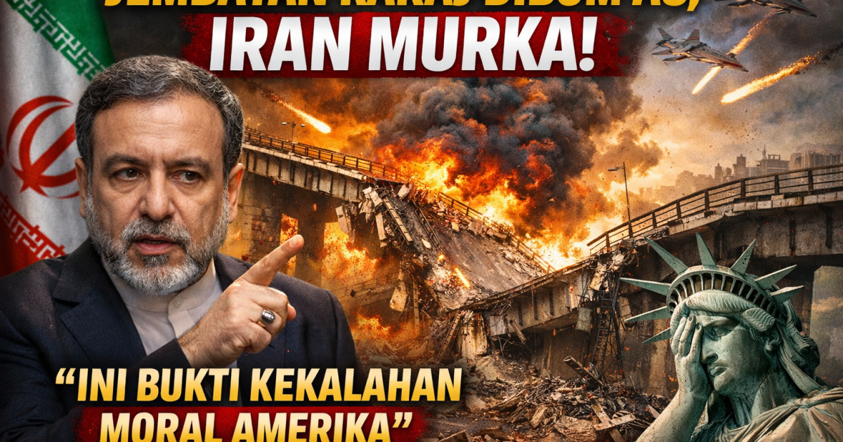 Jembatan Vital di Karaj Hancur Digempur Rudal AS, Teheran Desak Dunia Akhiri 'Kegagalan Moral' Washington