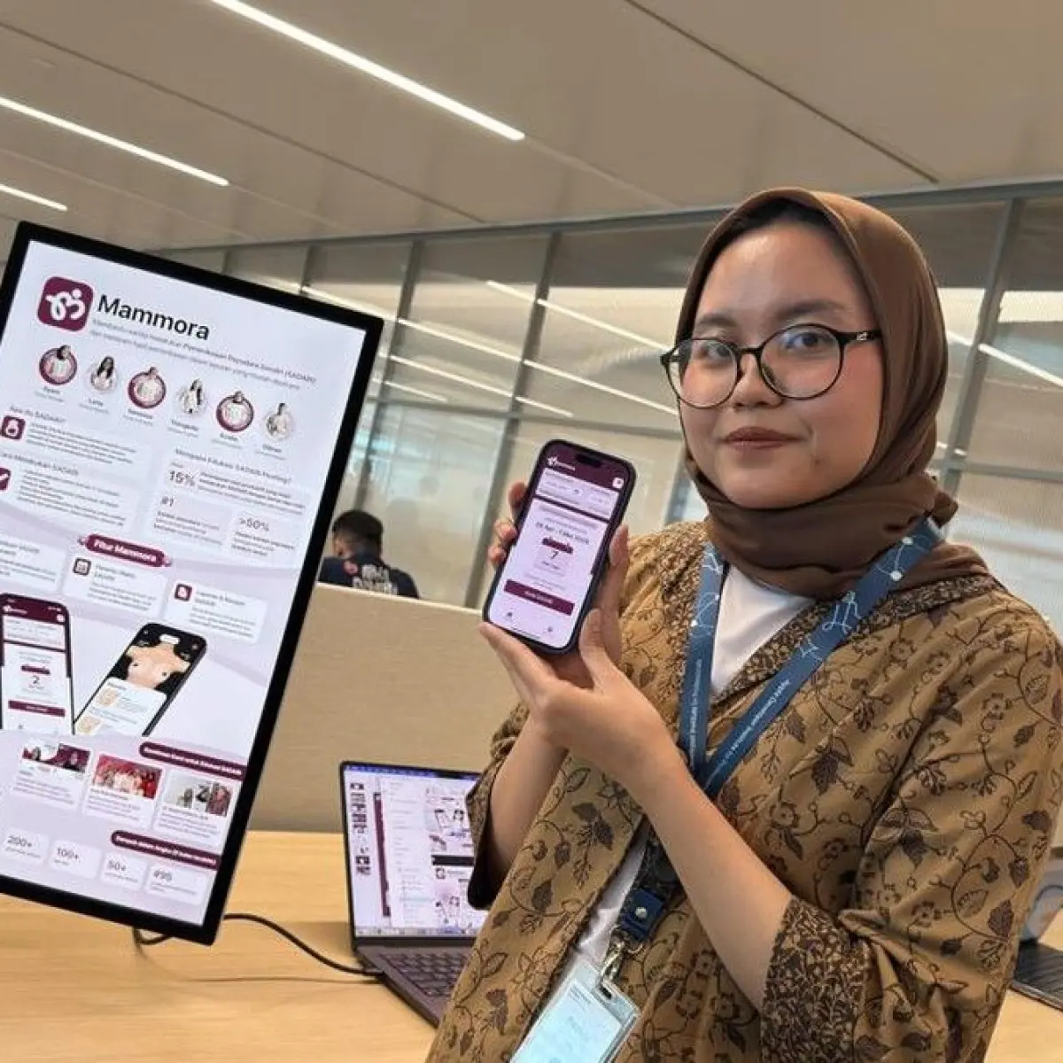 Aplikasi Ini Bantu Perempuan Deteksi Kanker Payudara Lebih Awal Foto: Adi FR/detikINET
