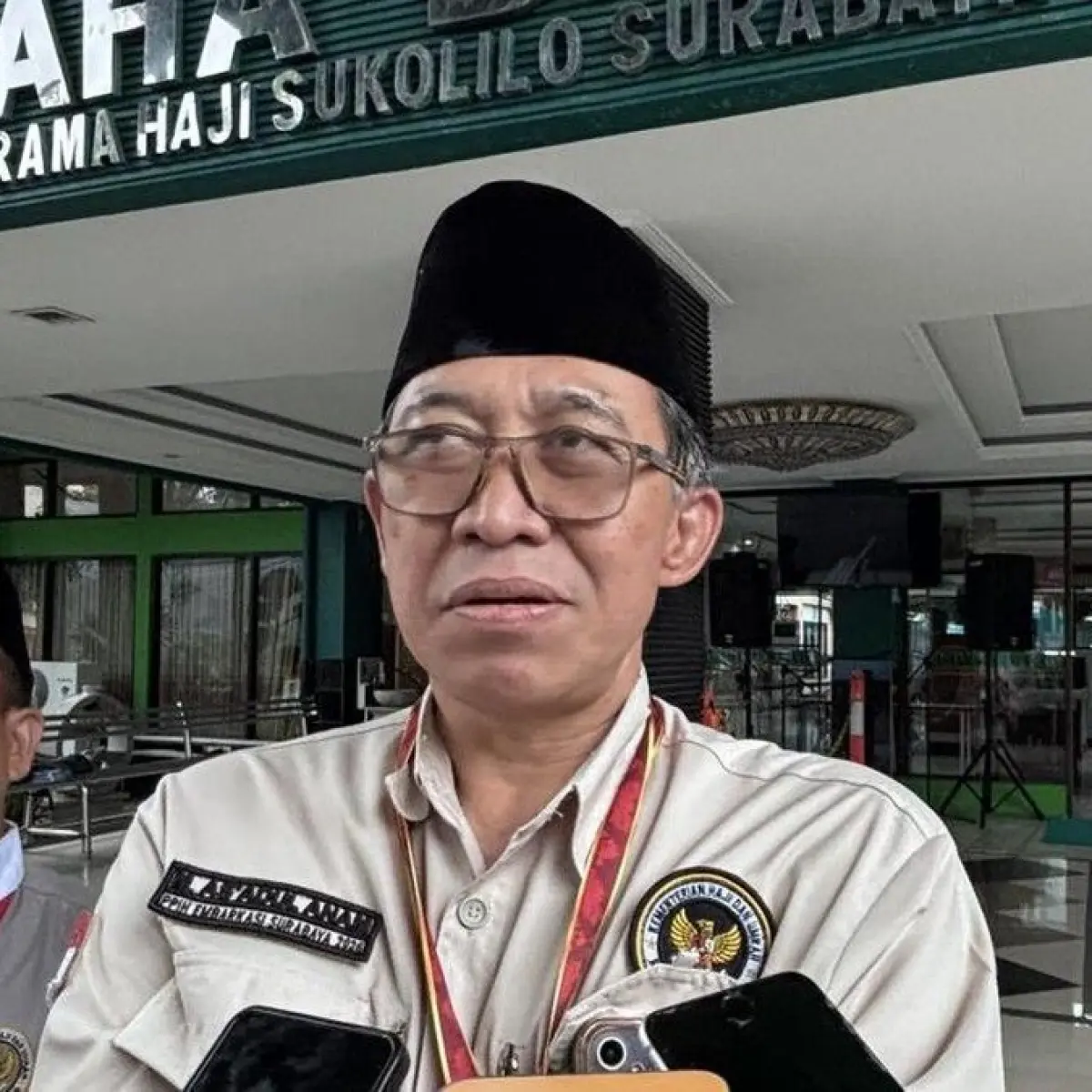Ketua PPIH Embarkasi Surabaya, As'adul Anam. (Foto: Aprilia Devi/detikJatim)