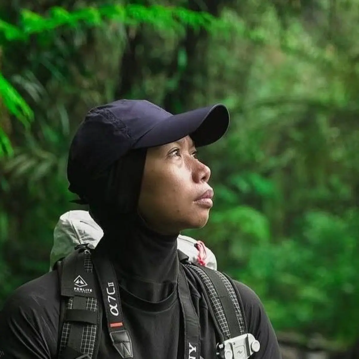 Pendaki wanita, Furky Syahroni (dok. pribadi Instagram @furkys)
