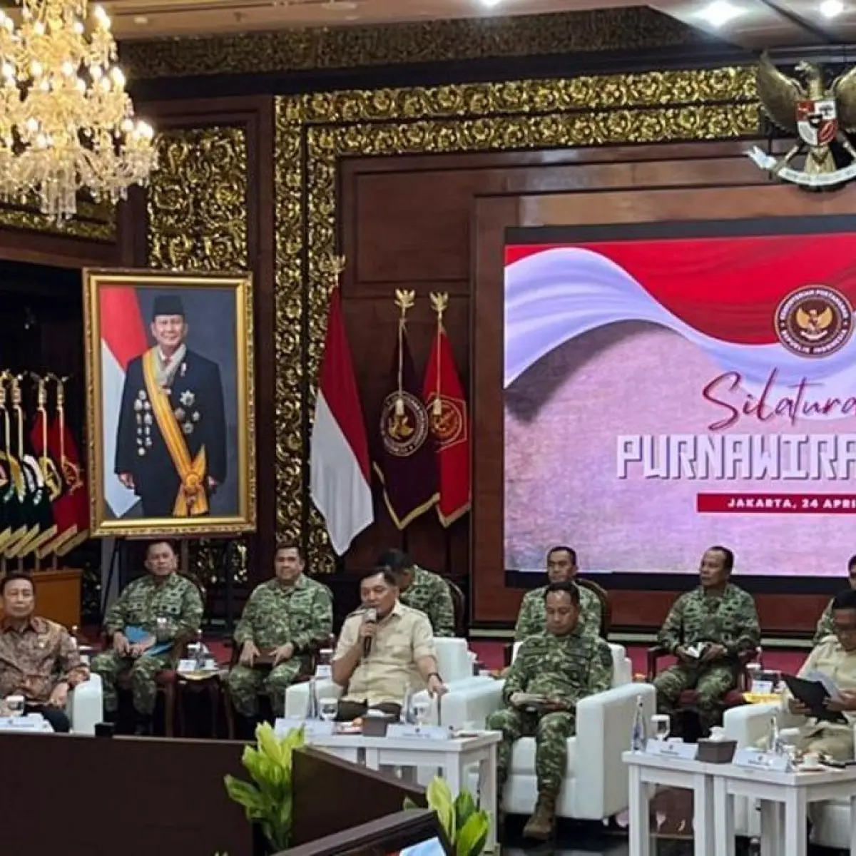 Kemenhan Fasilitasi Dialog Strategis Menteri Pertahanan dengan Para Sesepuh Purnawirawan TNI
