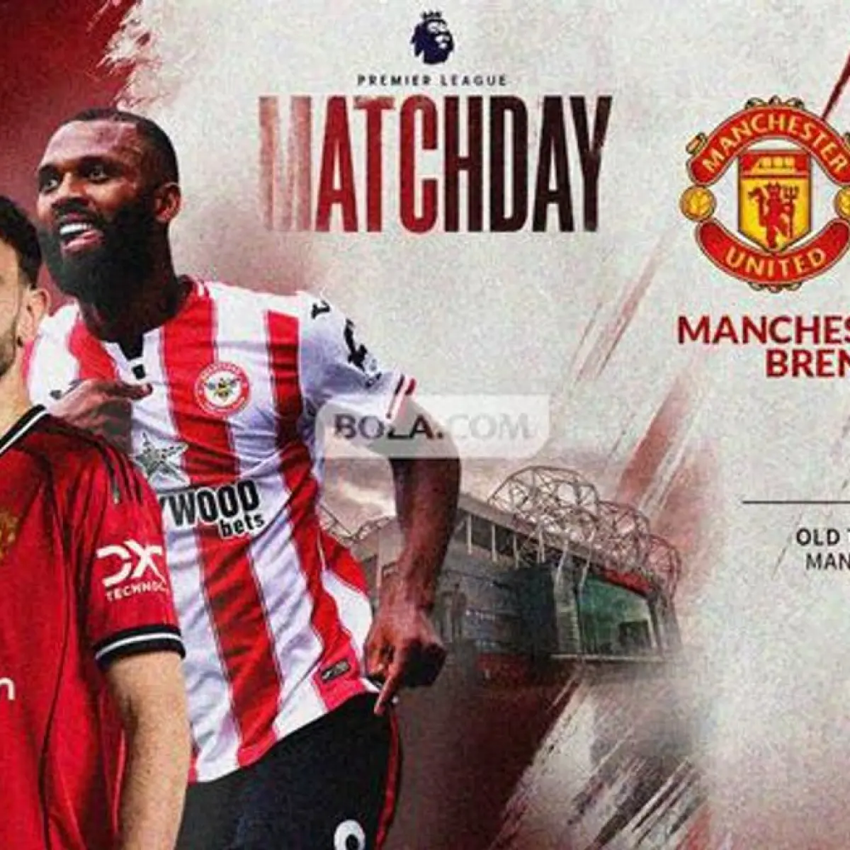 Prediksi Manchester United vs Brentford - Liga Inggris. (Bola.com/Gregah Nurikhsani)