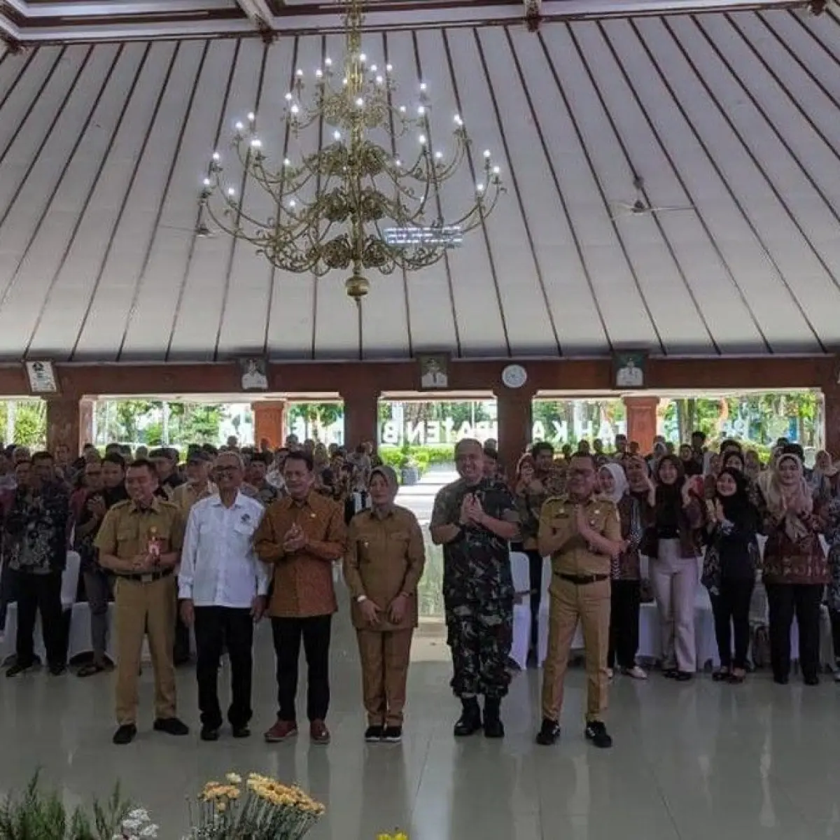 Bimbingan Teknis Laporan Keuangan dan Rapat Anggota Tahunan (RAT) pengurus KDKMP se-Kabupaten Bojonegoro (Foto: Ainur Rofiq/detikJatim)