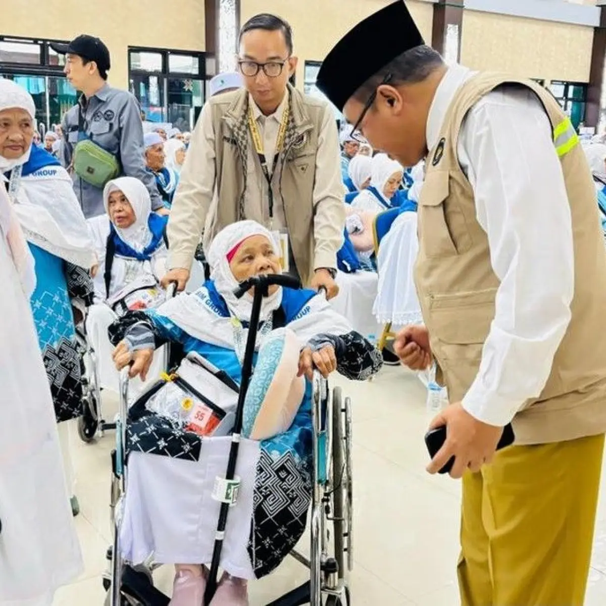 2.652 Jemaah Haji Sumsel dan Petugas Kloter Dilepas dari Embarkasi Palembang Menuju Tanah Suci