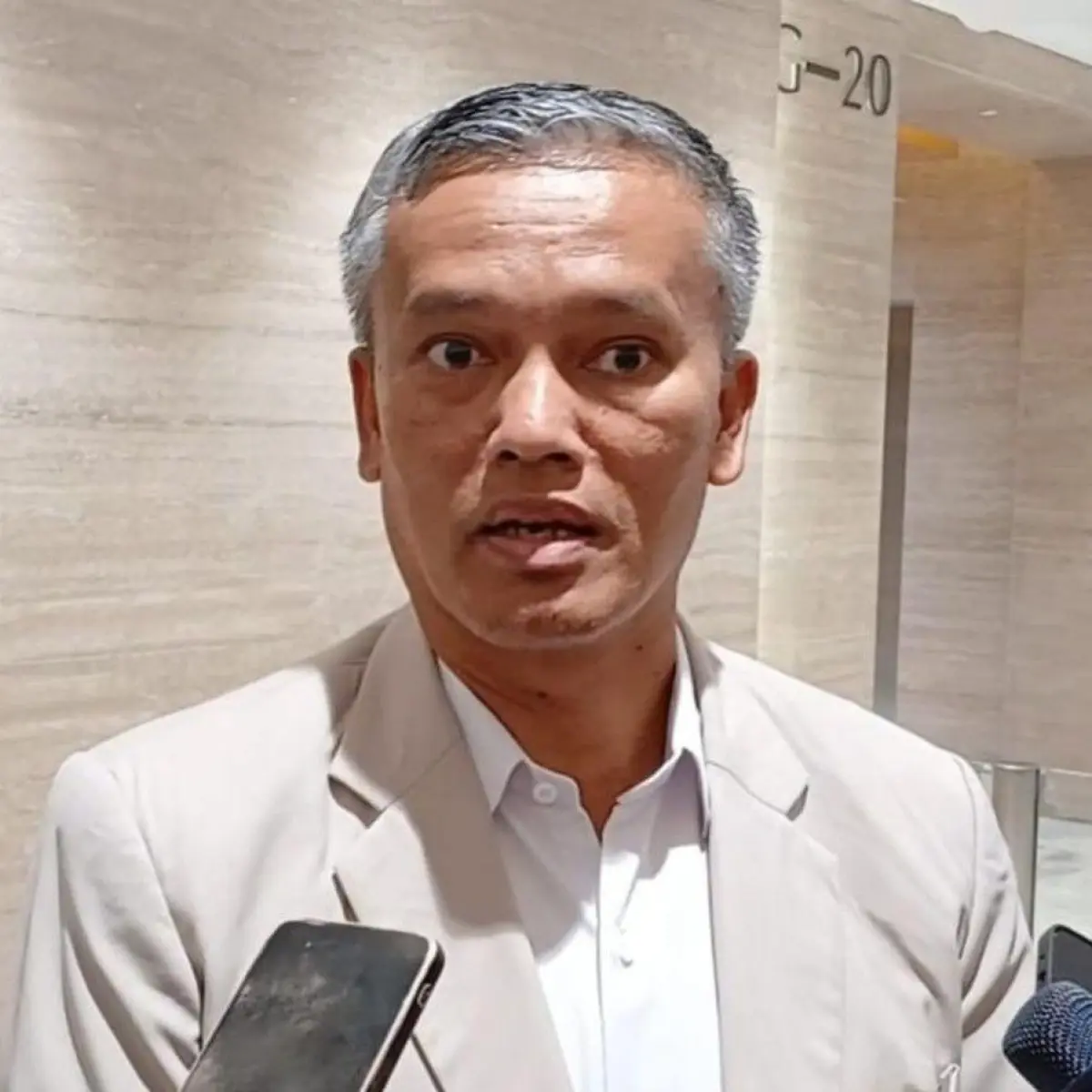 Plt Dirjen Tata Kelola dan Pengendalian Risiko Roberia. Foto: Sekar Aqillah Indraswari
