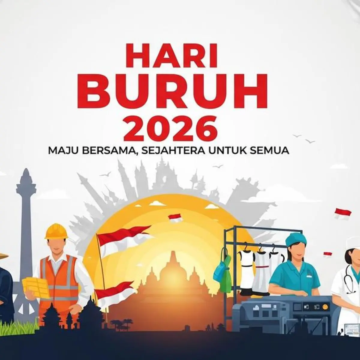 Kepastian Libur Nasional Hari Buruh 1 Mei 2026 Diumumkan Pemerintah