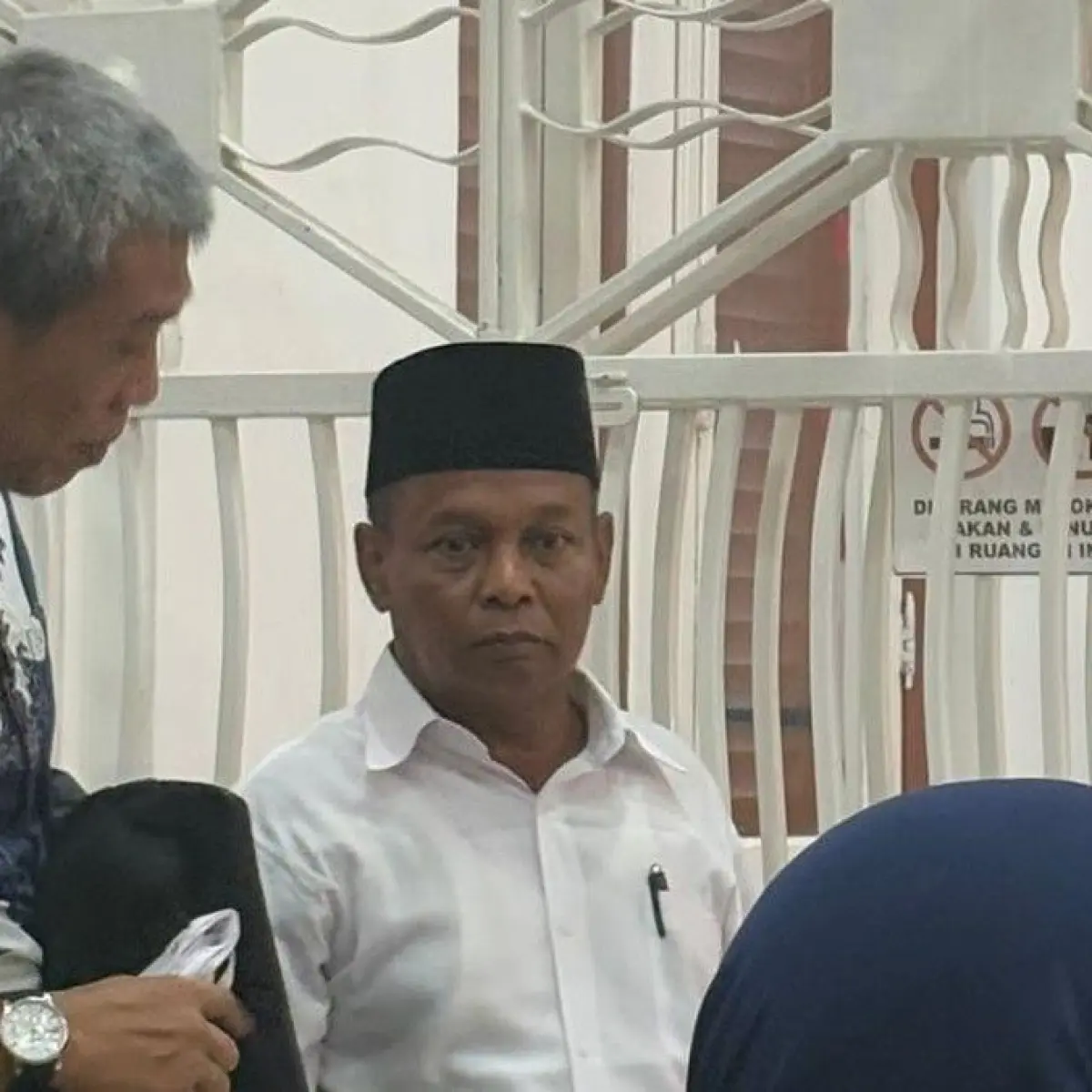 Foto: Eks Kajari Enrekang Padeli didakwa memeras pihak berperkara dalam kasus dugaan korupsi Baznas Enrekang. Elmayanti/detiksulsel