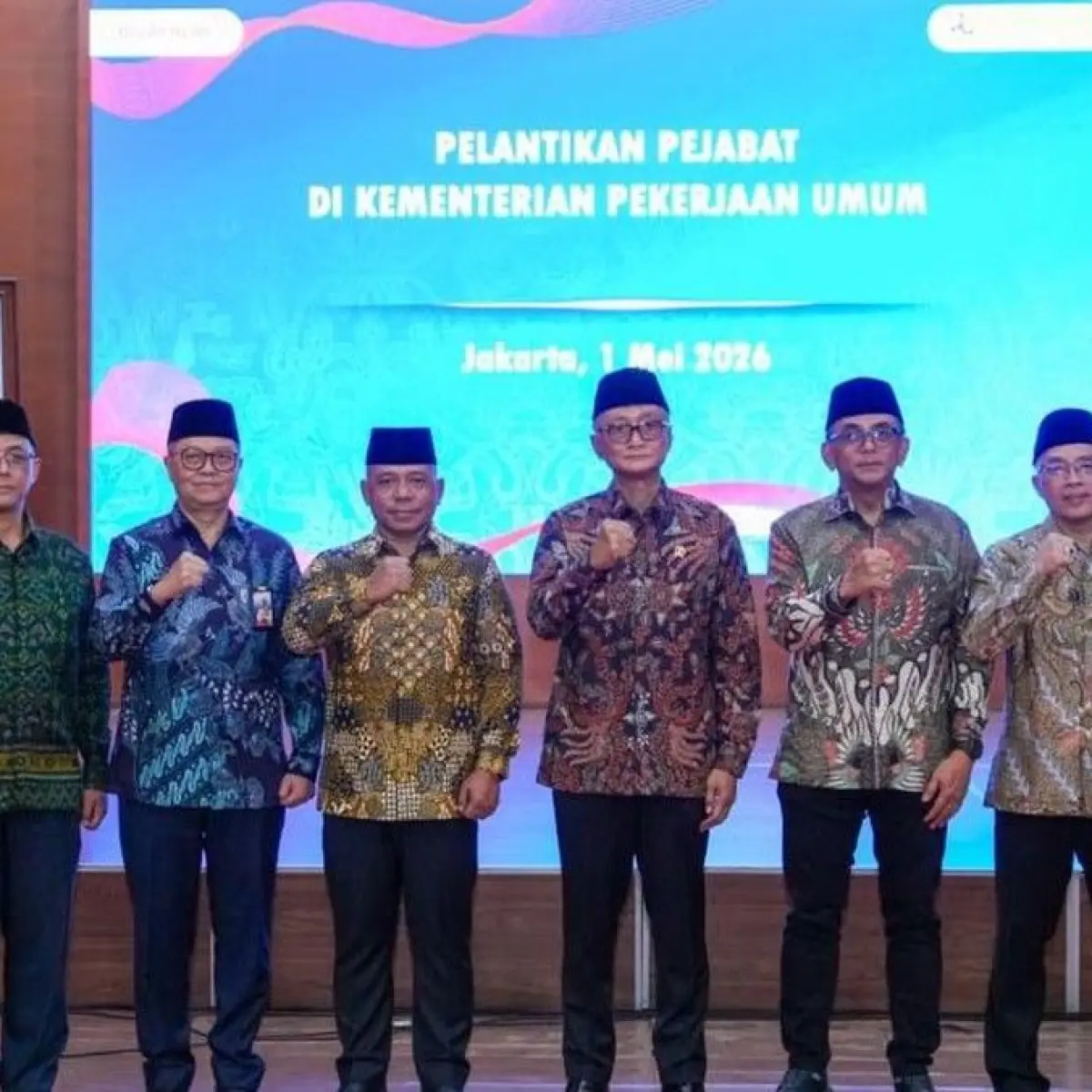 Perkuat Struktur Organisasi, Menteri PU Dody Hanggodo Lantik Tujuh Pejabat Eselon I