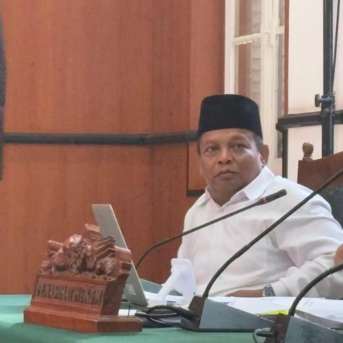 Foto: Sidang perkara eks Kajari Enrekang Padeli peras pihak terkait dalam perkara korupsi Baznas Enrekang. Elmayanti/detiksulsel