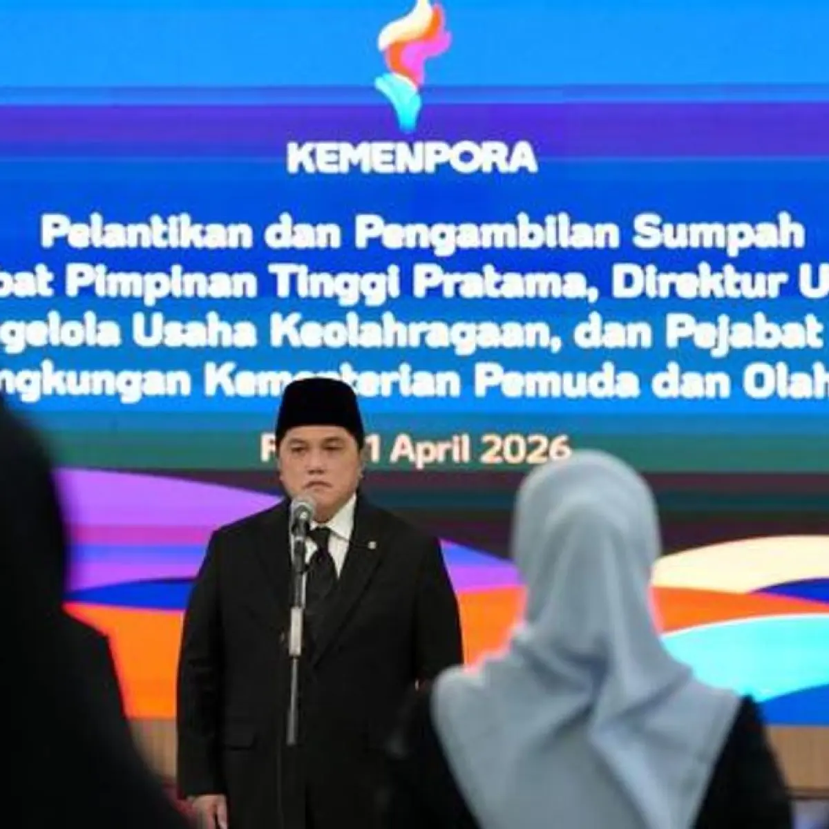 Erick Thohir Perkuat Kemenpora dengan Rotasi Jabatan, Prioritaskan Kaum Muda dan Perempuan