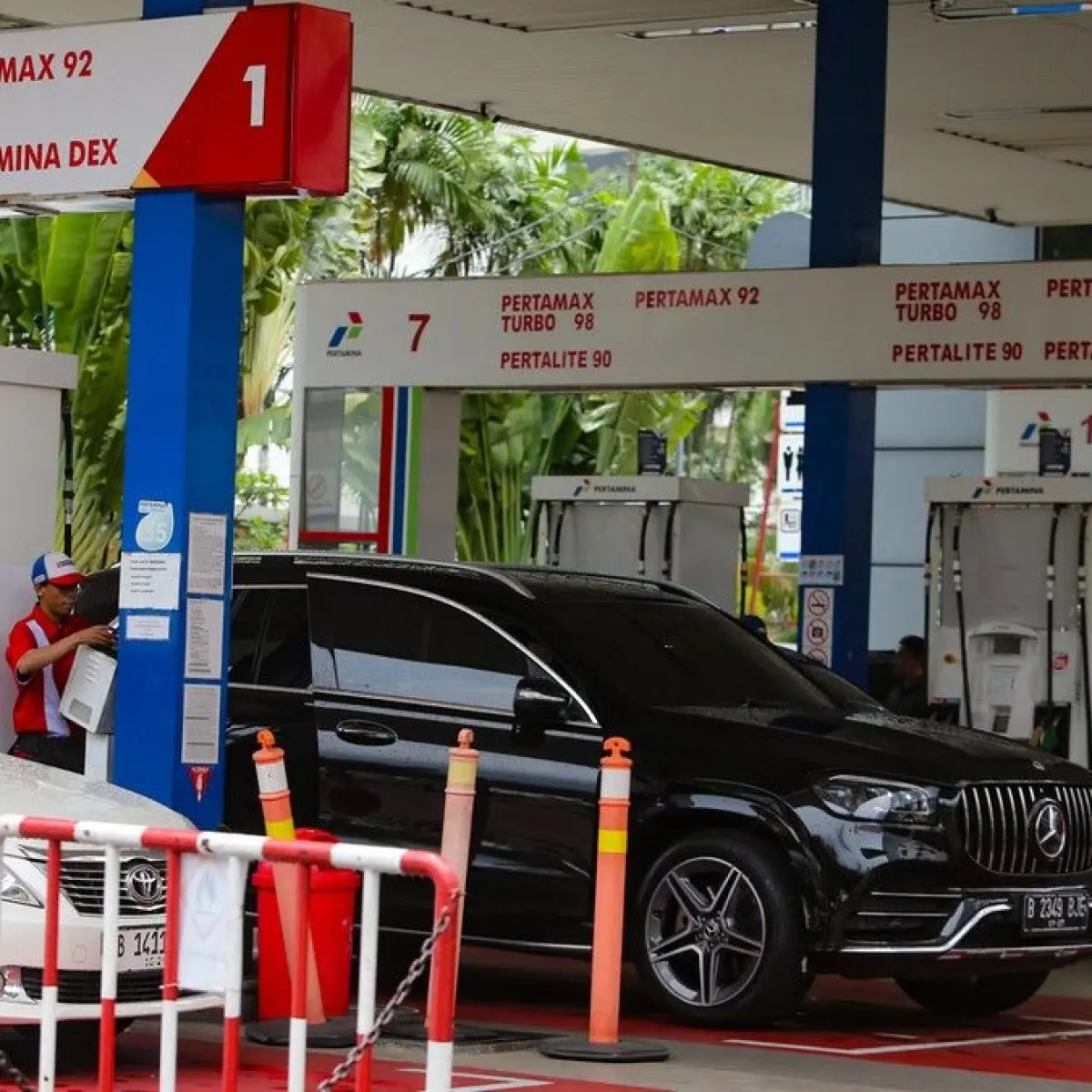 SPBU Pertamina. Foto: Andhika Prasetia/detikFoto