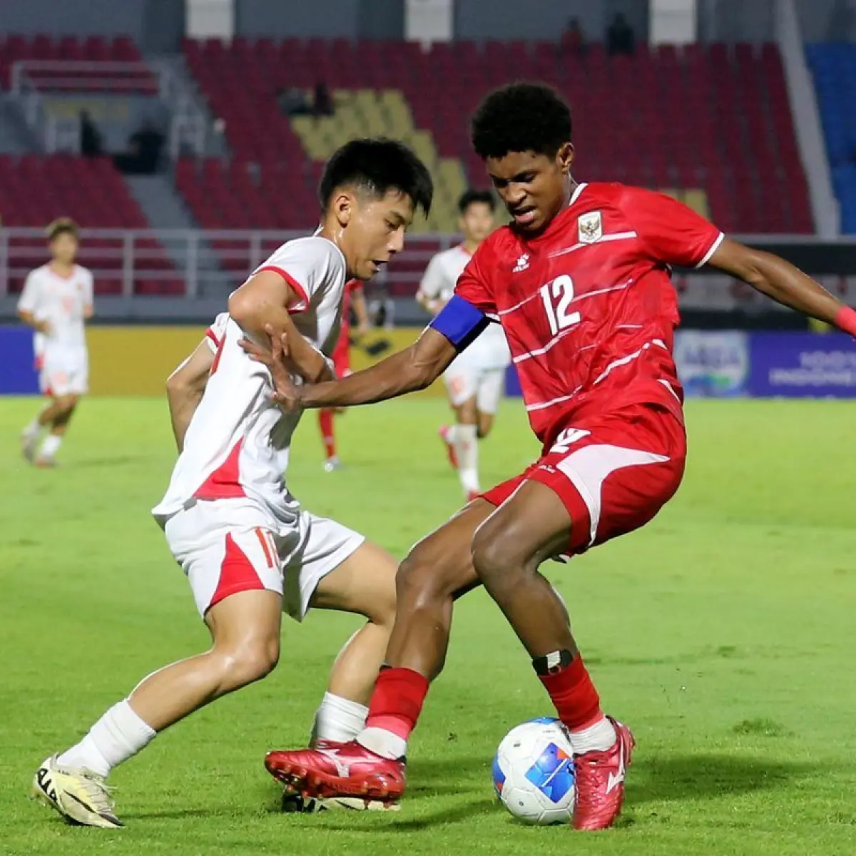 Adu Taktik Tanpa Gol: Garuda Muda dan Tiongkok Bertahan Solid di Babak Pertama Piala Asia U-17