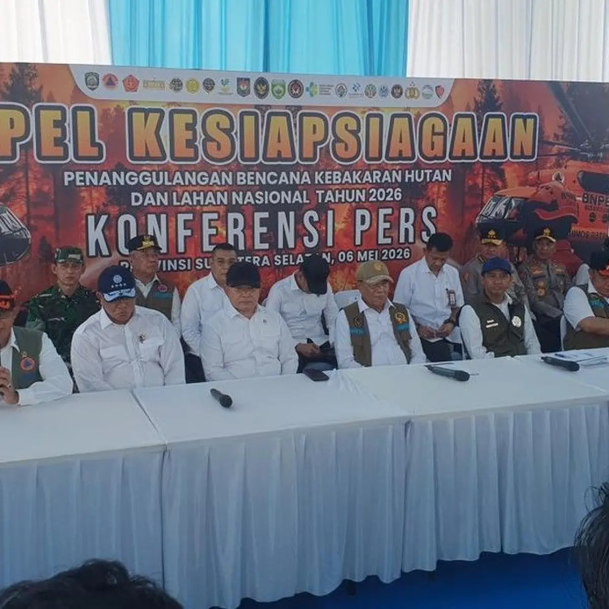 Menko Polkam Tetapkan 12 Zona Merah Karhutla di Sumsel, Antisipasi Kemarau Lebih Awal