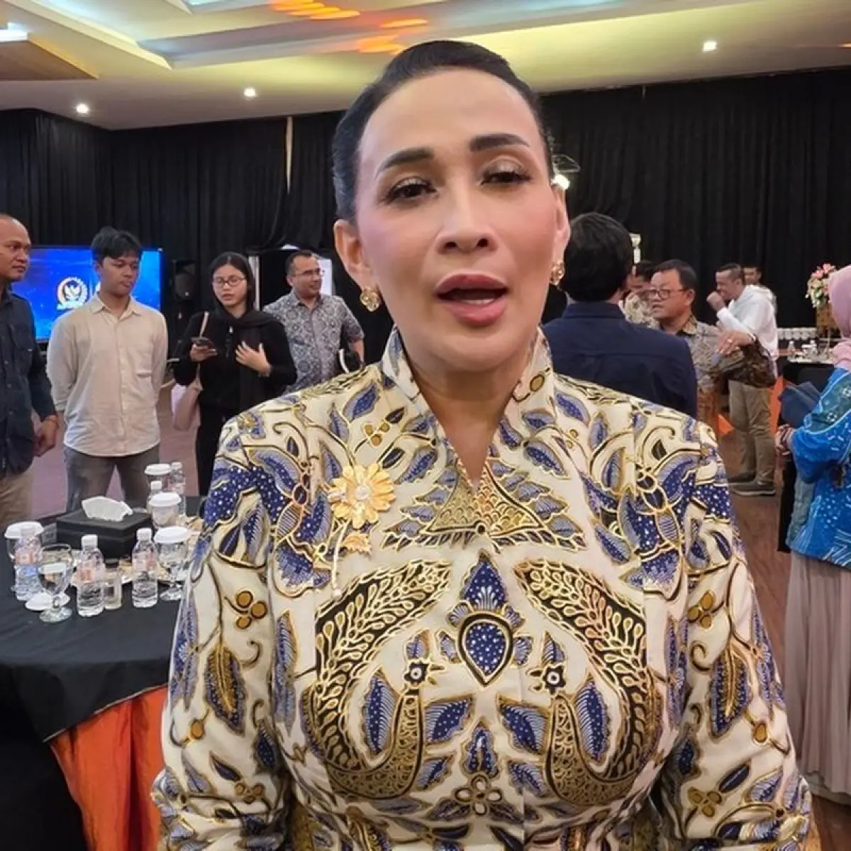 Anggota Komisi I DPR RI Amelia Anggraini menyoroti potensi konflik kepentingan di balik langkah pemerintah menggandeng sejumlah “homeless media” atau media digital nonkonvensional sebagai mitra komunikasi pemerintah.(KOMPAS.COM/Titis Anis Fauziyah)