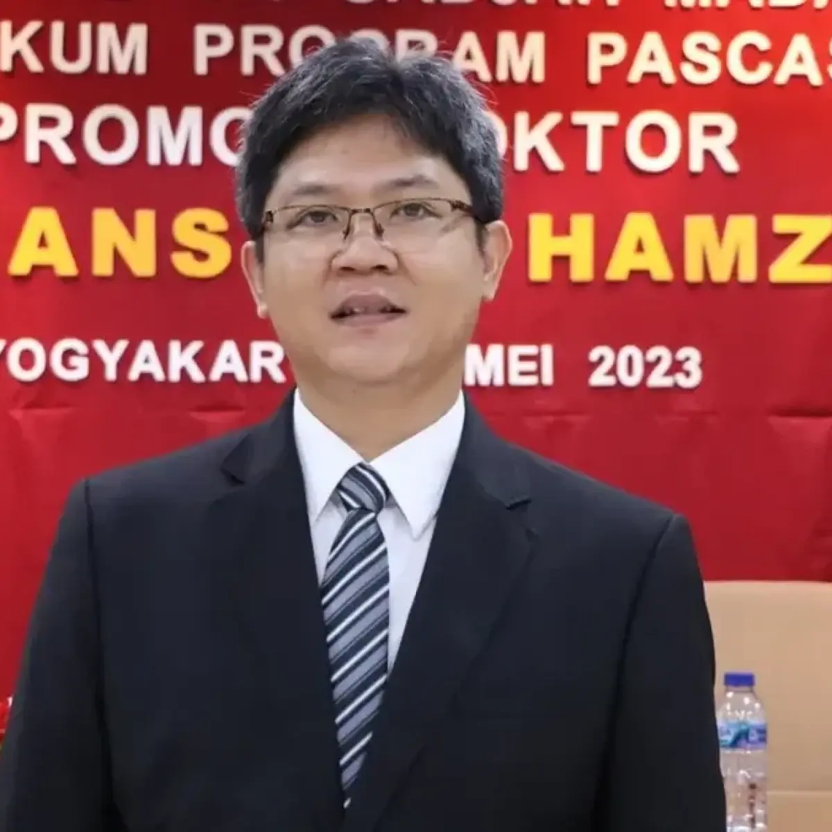 Foto: Dosen Hukum Tata Negara Universitas Mulawarman (Unmul) Herdiansyah Hamzah. (dok UGM)