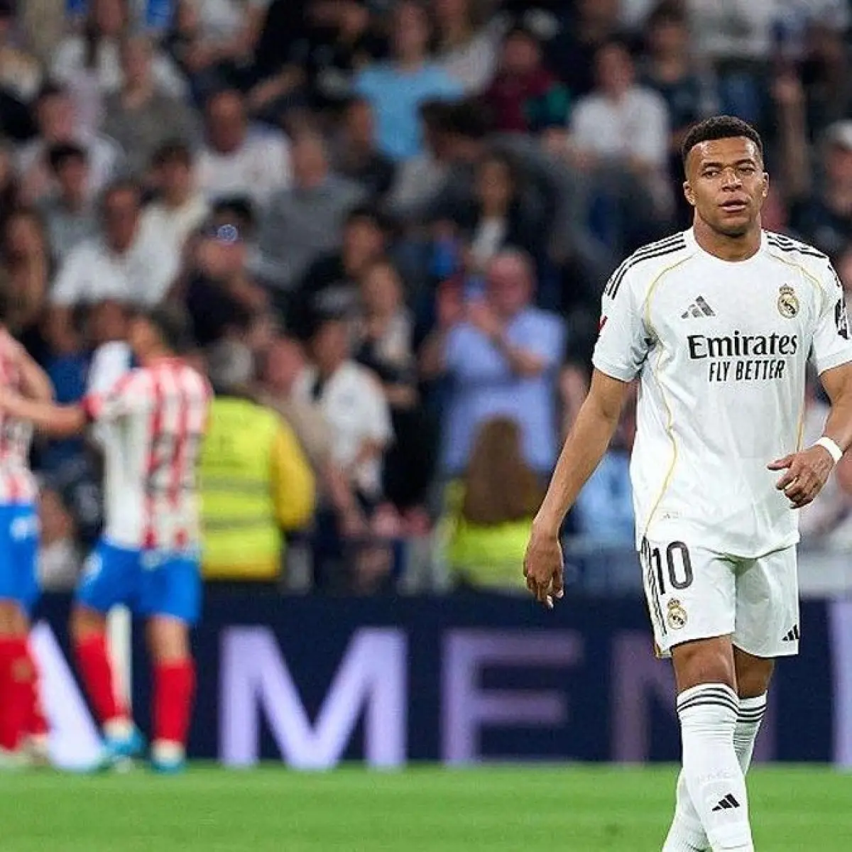 Mbappe rajin mencetak gol namun Madrid justru minim gelar sejak ia datang. Foto: Getty Images/Quality Sport Images
