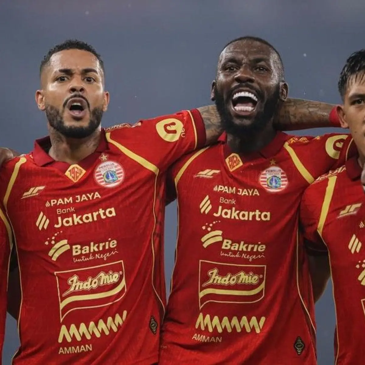 Para pemain Persija Jakarta. (Foto: Rifkianto Nugroho/detikfoto)