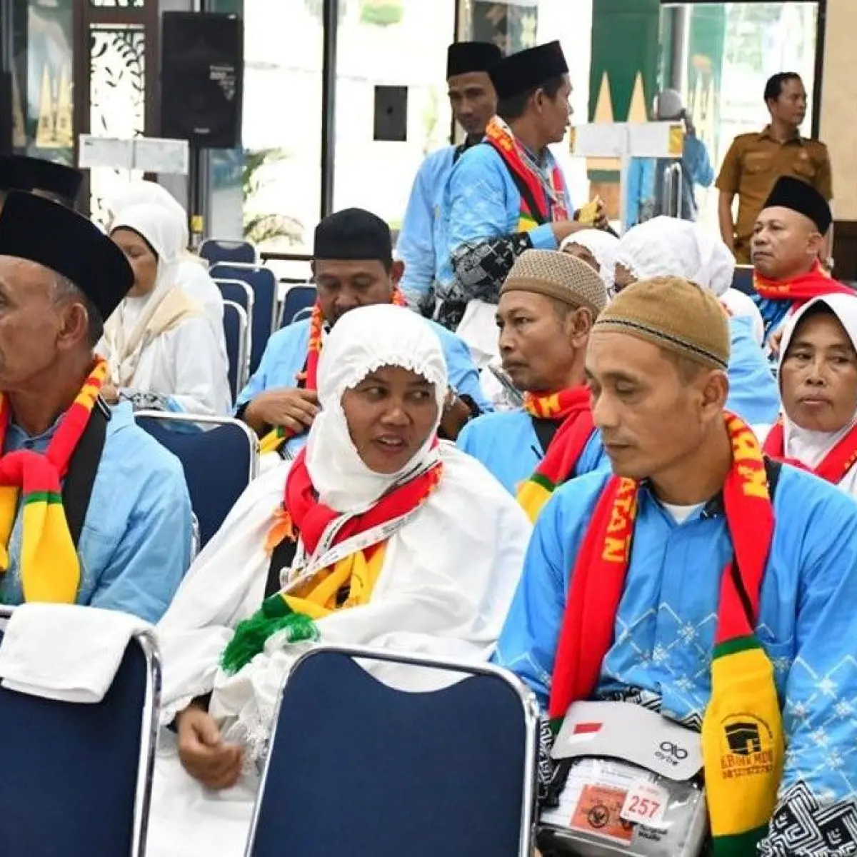 Jemaah haji Embarkasi Palembang  (Foto: Kemenhaj Sumsel)