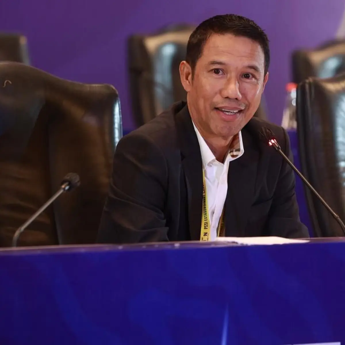 Sekjen PSSI Yunus Nusi. (Bola.com/M Iqbal Ichsan)