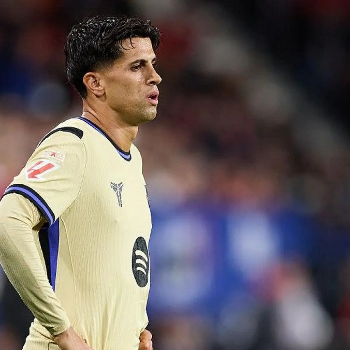 Bek Barcelona Joao Cancelo bisa pecah rekor di El Clasico. (Europa Press via Getty Images/Europa Press Sports)