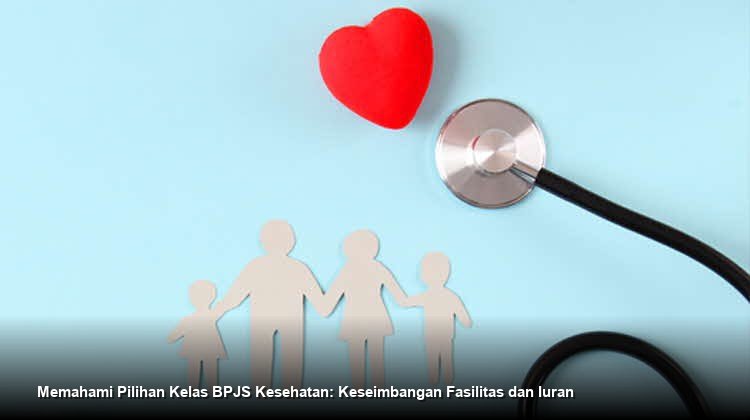 Ilustrasi perbandingan tiga ikon yang mewakili tingkatan kelas dalam layanan BPJS Kesehatan.