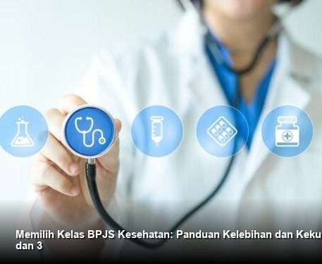 Ilustrasi perbandingan tiga jenis kamar rumah sakit yang merepresentasikan Kelas 1, 2, dan 3 BPJS Kesehatan.