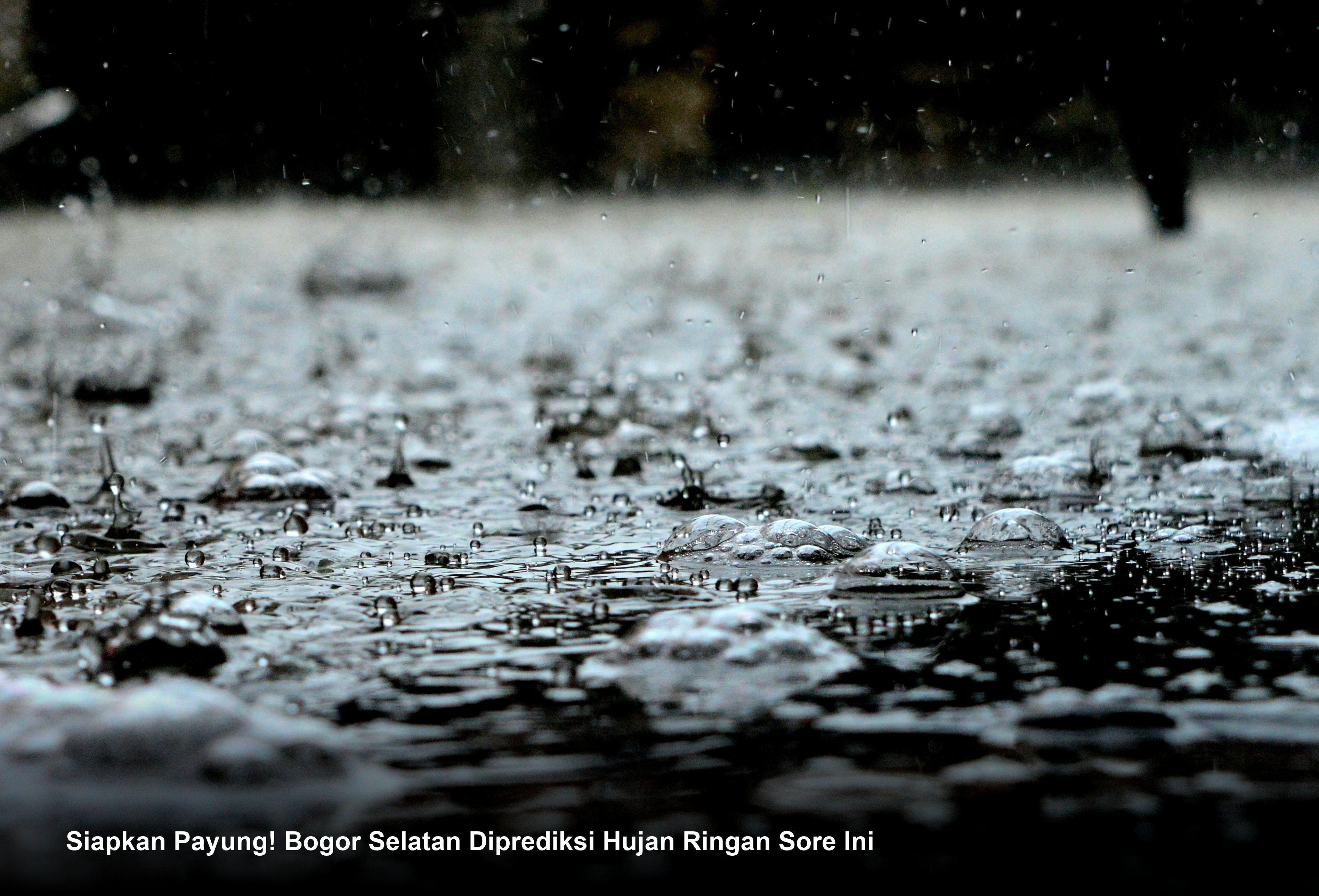 Siapkan Payung! Bogor Selatan Diprediksi Hujan Ringan Sore Ini