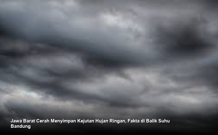 Cuaca Wilayah Jawa Barat dan Sekitarnya