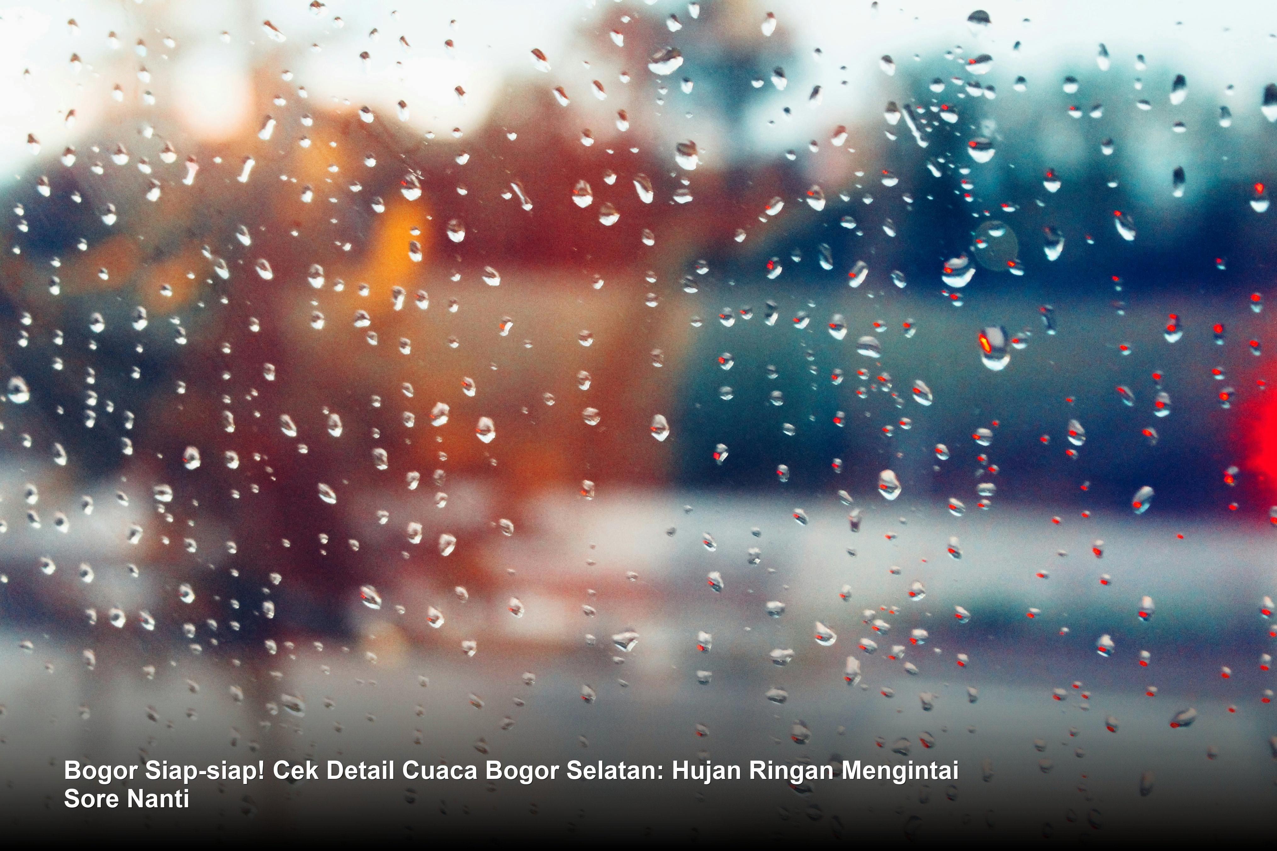 Bogor Siap-siap! Cek Detail Cuaca Bogor Selatan: Hujan Ringan Mengintai Sore Nanti