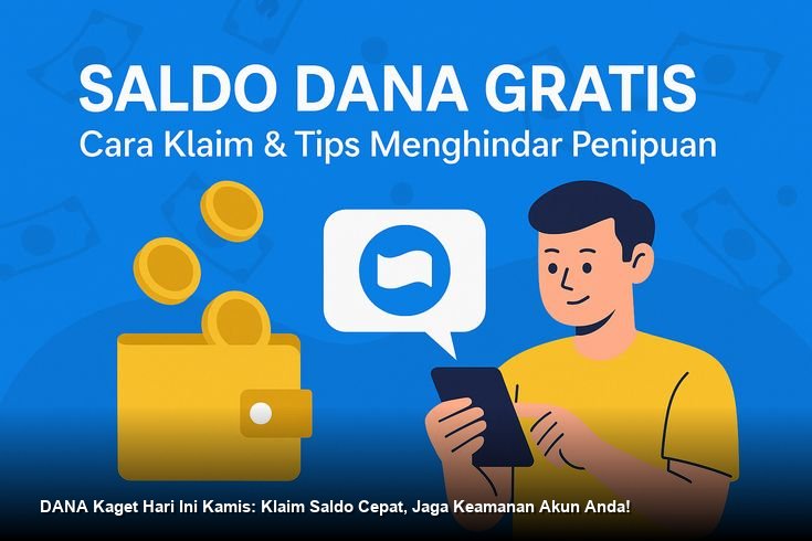 DANA Kaget Hari Ini Kamis: Klaim Saldo Cepat, Jaga Keamanan Akun Anda!