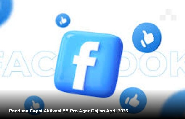 Ilustrasi tampilan dasbor Facebook Professional Mode di layar smartphone yang menunjukkan grafik pertumbuhan followers yang positif dan notifikasi potensi pendapatan.