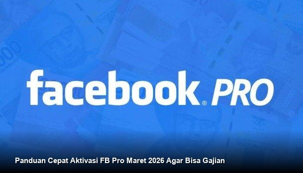 Ilustrasi tampilan dasbor Facebook Professional Mode di smartphone yang menunjukkan metrik pertumbuhan followers dan notifikasi potensi pembayaran dari iklan.