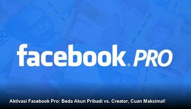 Ilustrasi tampilan dasbor metrik Facebook Professional Mode di layar ponsel yang menunjukkan grafik peningkatan pendapatan dari In-Stream Ads.