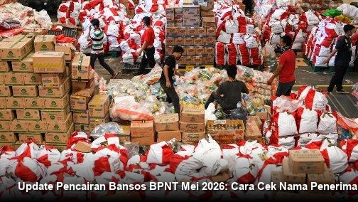 INFO RESMI KEMENSOS - Tampilan website cekbansos.kemensos.go.id di layar ponsel sebagai portal utama verifikasi penerima bansos.