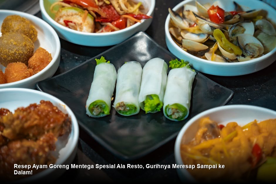 Resep Ayam Goreng Mentega Spesial Ala Resto, Gurihnya Meresap Sampai ke Dalam!