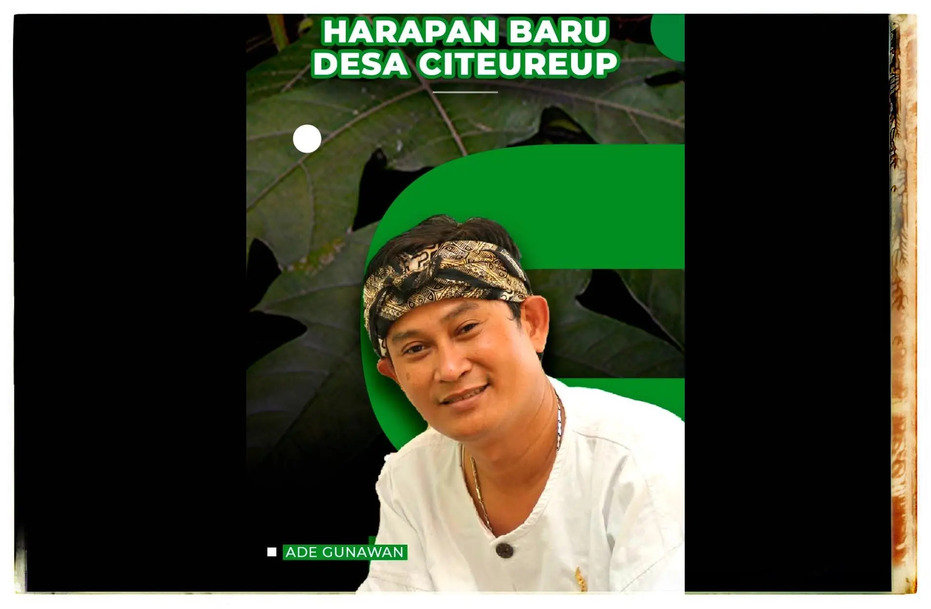 Ade Gunawan Siap Maju Sebagai Calon Kepala Desa Citeureup