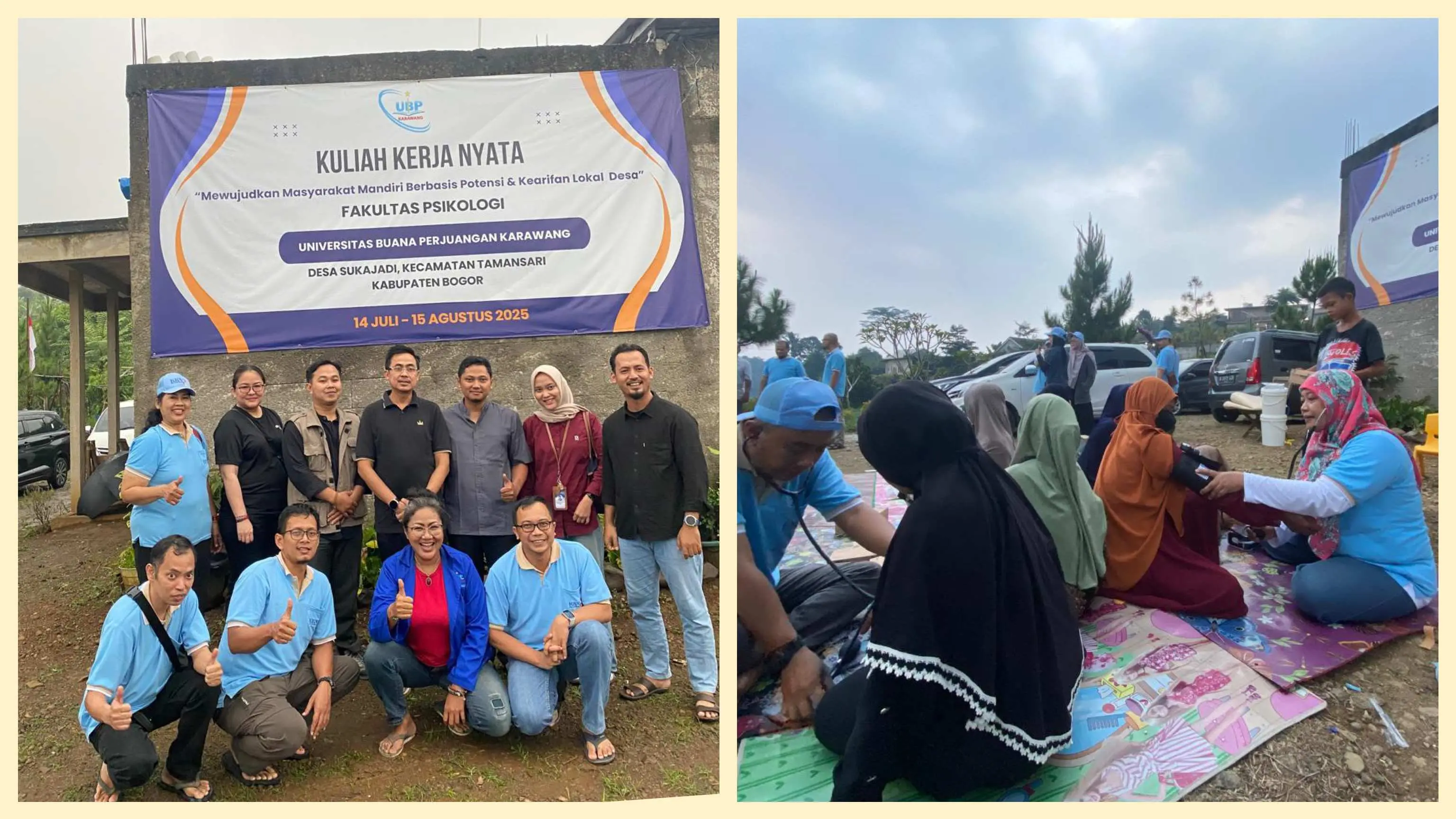 KN UBP Karawang Bawa Layanan Kesehatan ke Sukajadi Bogor