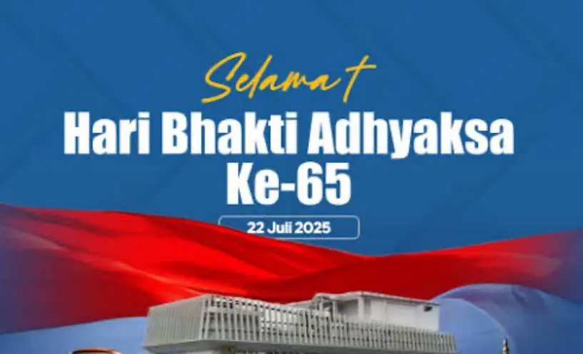 Hari Bhakti Adhyaksa ke-65, Ari Sumarto Taslim: Perkuat Kejaksaan Penjaga Keadilan