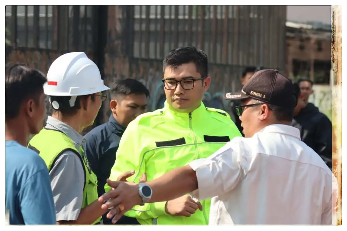 Ketua DPRD Kabupaten Bogor Sidak Pembangunan Proyek Gorong-gorong di Cileungsi, Antisipasi Banjir Berulang
