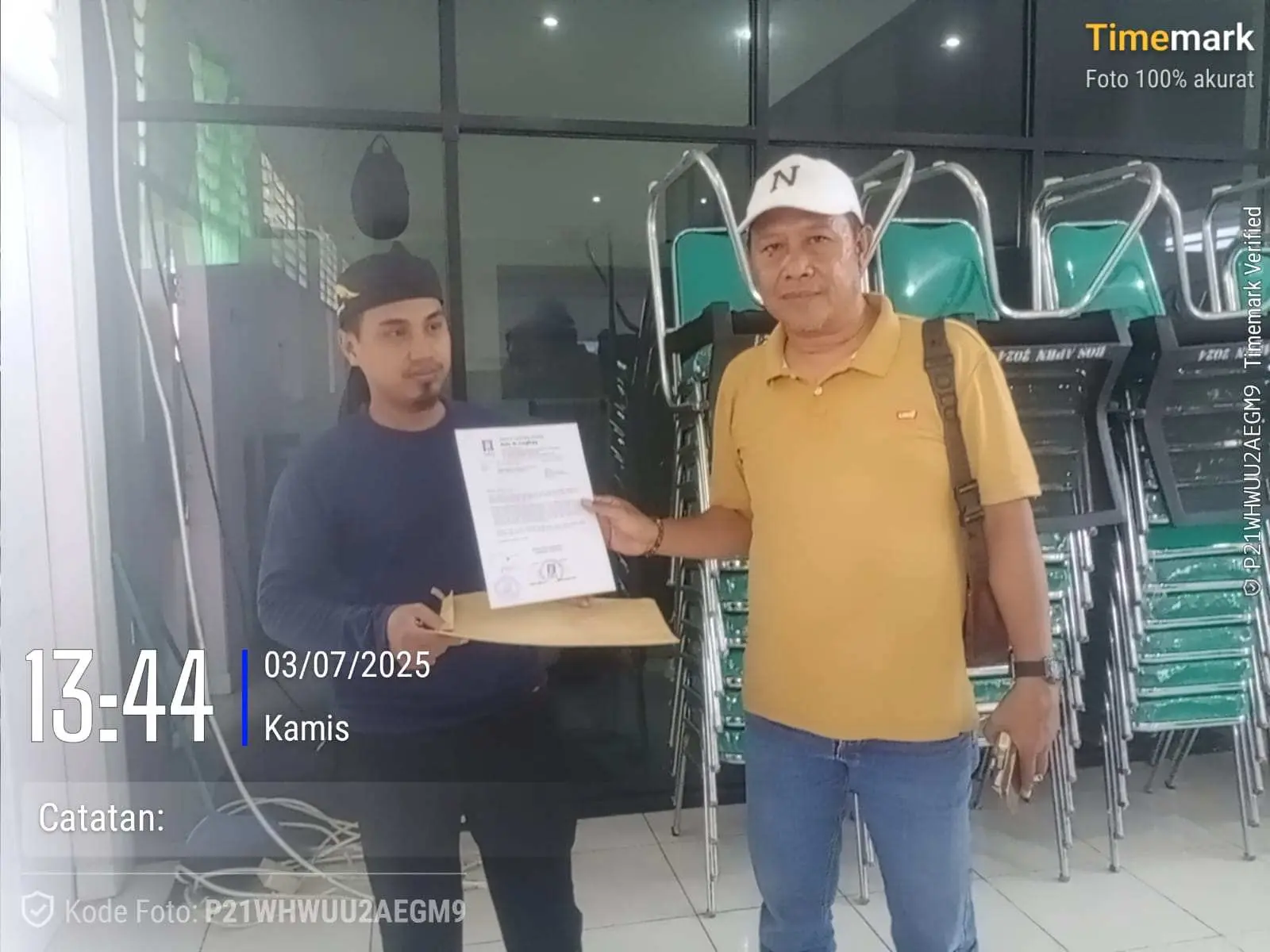 Ketua MCR Layangkan Surat Ke Kepala Sekolah SMKN 2 Kabupaten Tangerang 