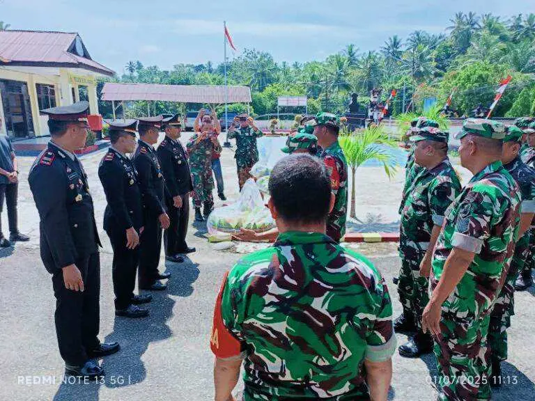Siang Bolong TNI Berseragam Loreng Datangi Polsek Kota Manna, Ada Apa? Ternyata Ini Penyebabnya!