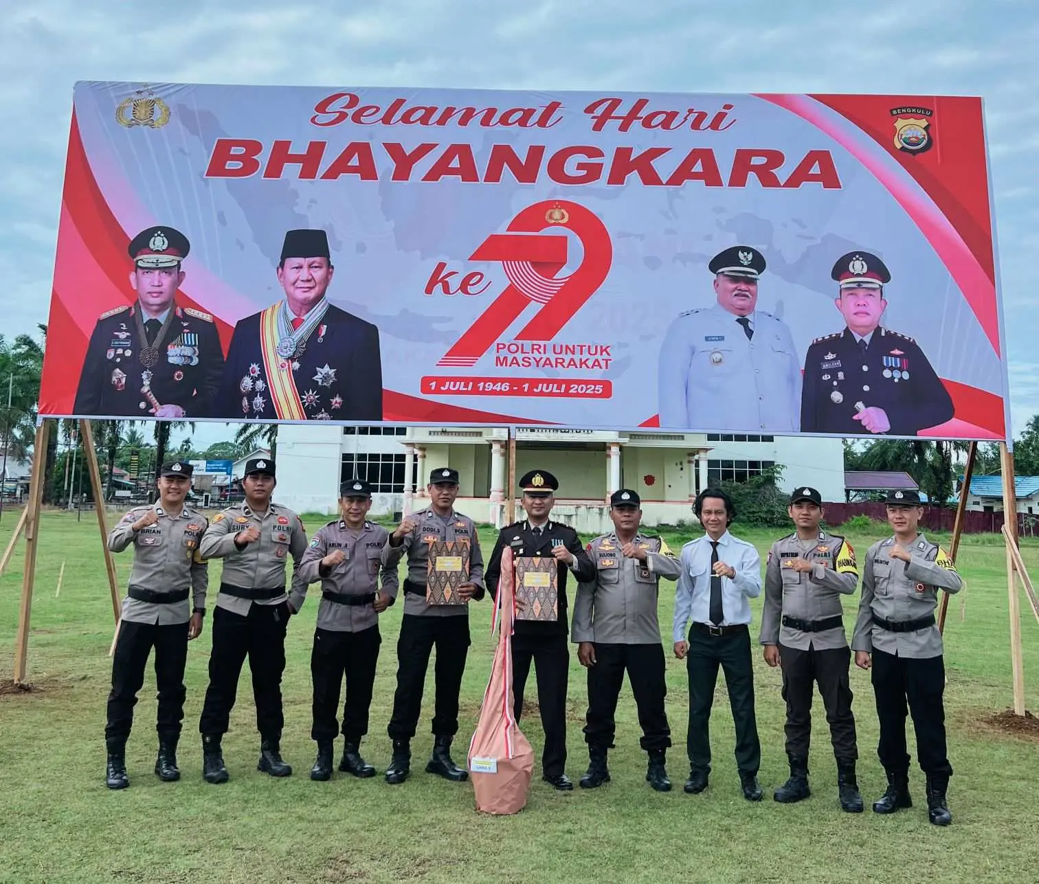 Momen HUT Bhayangkara Ke 79, Polsek Kedurang Ilir Raih Juara Inovasi Ketahanan Pangan Terbaik Dari Kapolres Bengkulu Selatan