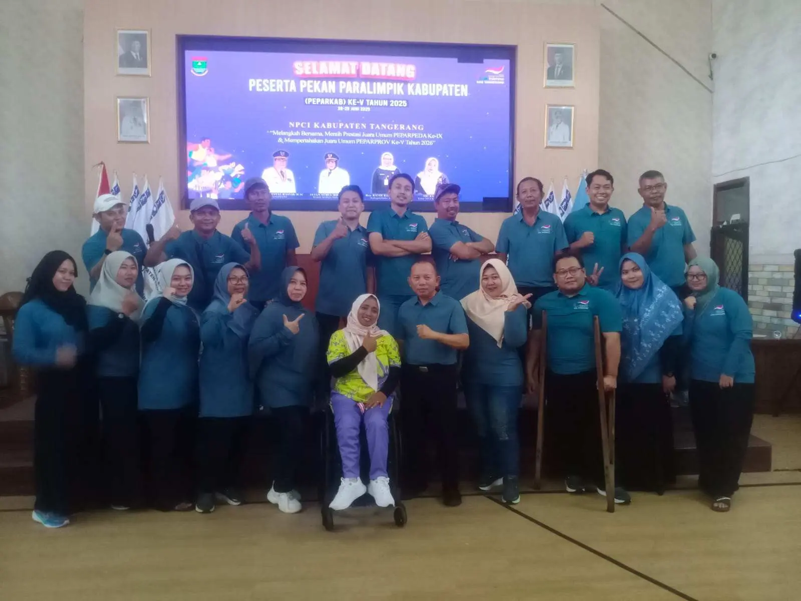 NPCI Kabupaten Tangerang Menggelar Acara Pekan Paralimpik Kabupaten ( PEPARKAB ) Ke-V Tahun 2025
