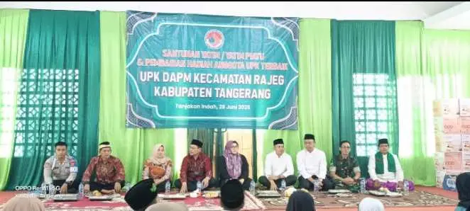 Wakil Bupati Tangerang Dan Camat Rajeg Hadiri Santunan Yatim Piatu