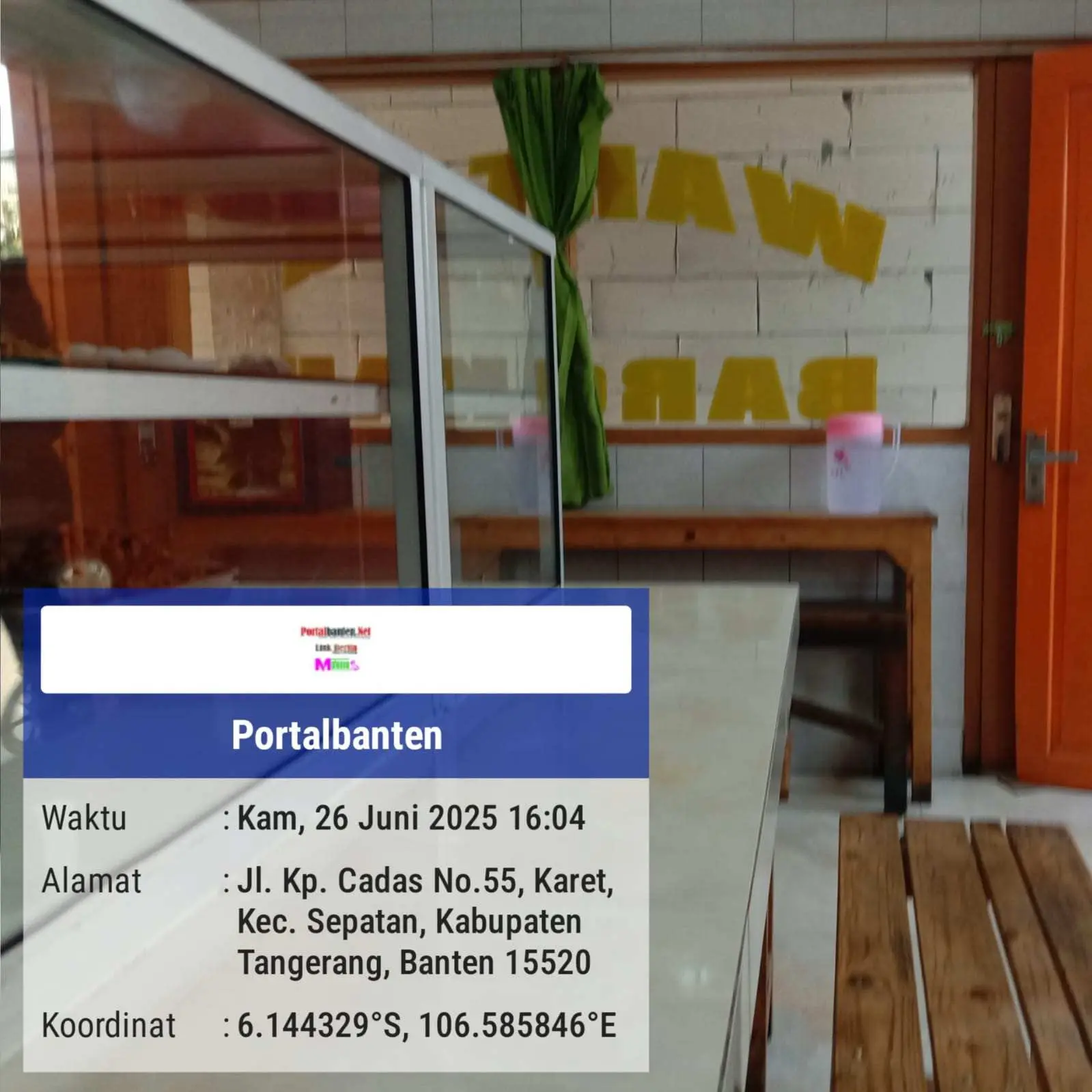 Warga Desa Karet Keluhkan Adanya Bangunan Posko Dikawasan Akong Dan Diduga Menutupi Tempat Usaha  