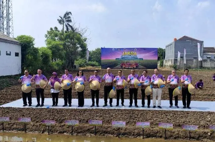 Halimi Kades Sarakan Kecamatan Sepatan Ucapkan Terimakasih di Acara Jaksa Garda Desa 