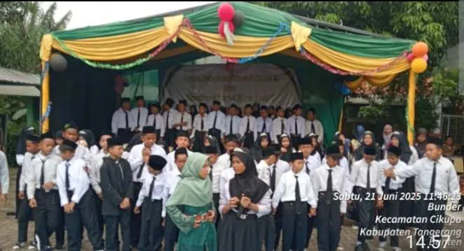 SD Negeri Bunder IV Kec.Cikupa Gelar Acara Perpisahan Kelas VI berjalan dengan Meriah dan lancar